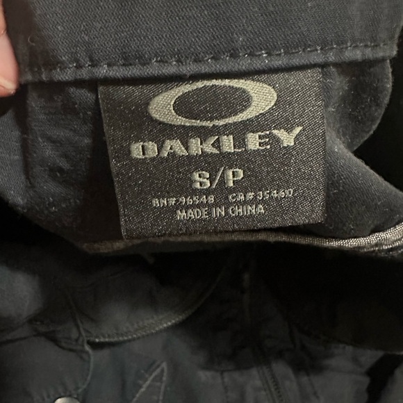 Oakley Easy Jacket Men's Black Casual Military Distressed Size Small 100% Cotton - Picture 3 of 8
